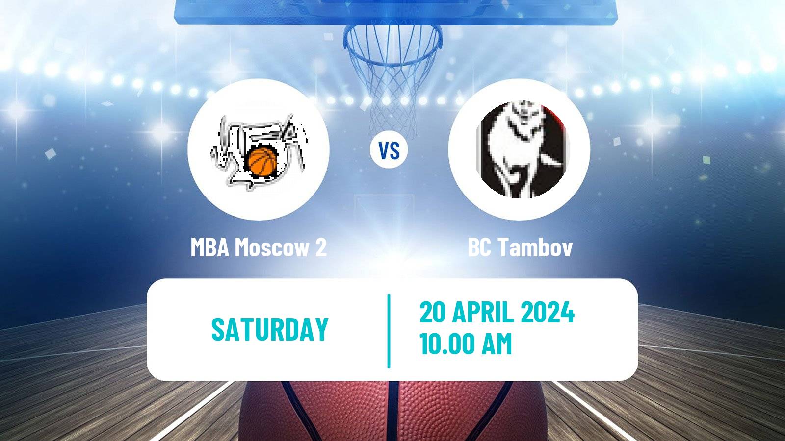 Basketball Russian Super League Basketball MBA Moscow 2 - Tambov