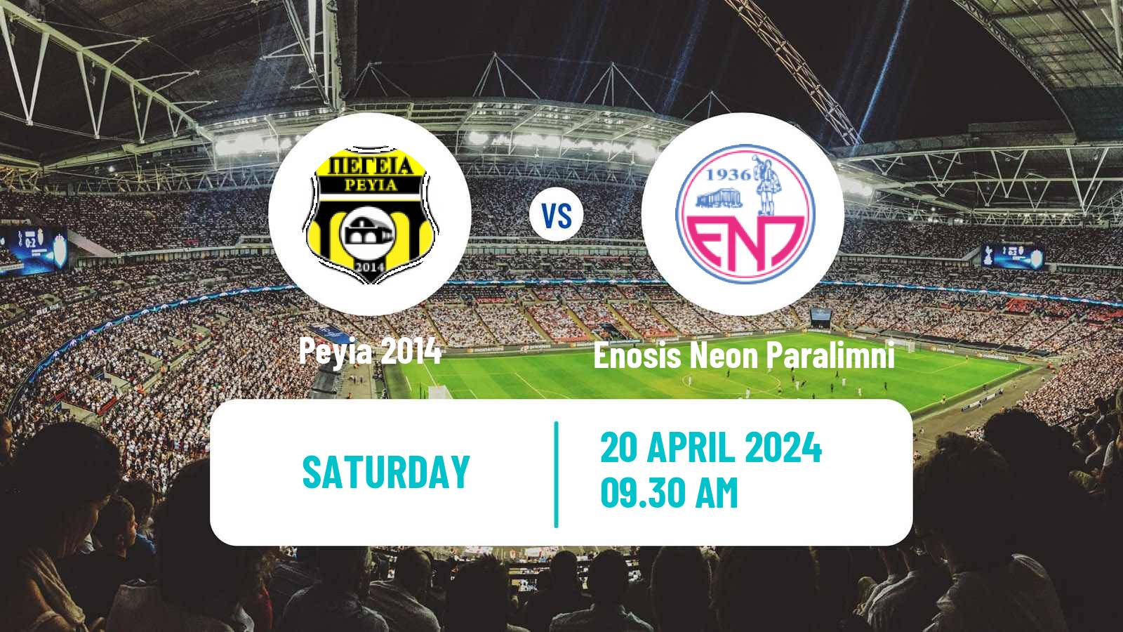 Soccer Cypriot Division 2 Peyia 2014 - Enosis Neon Paralimni