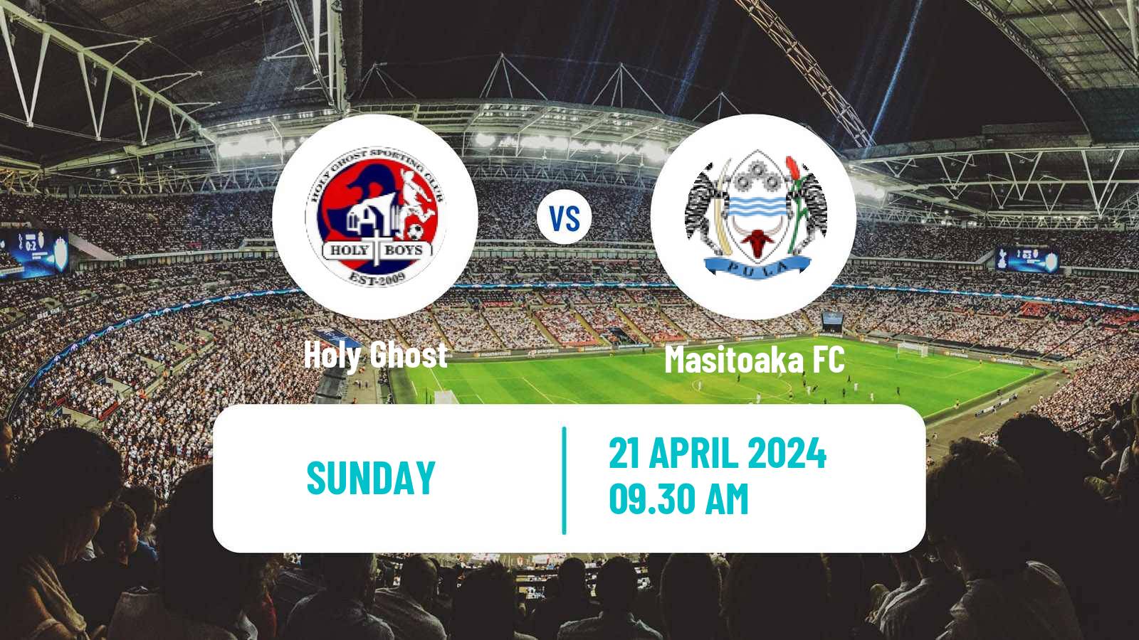 Soccer Botswana Premier League Holy Ghost - Masitoaka