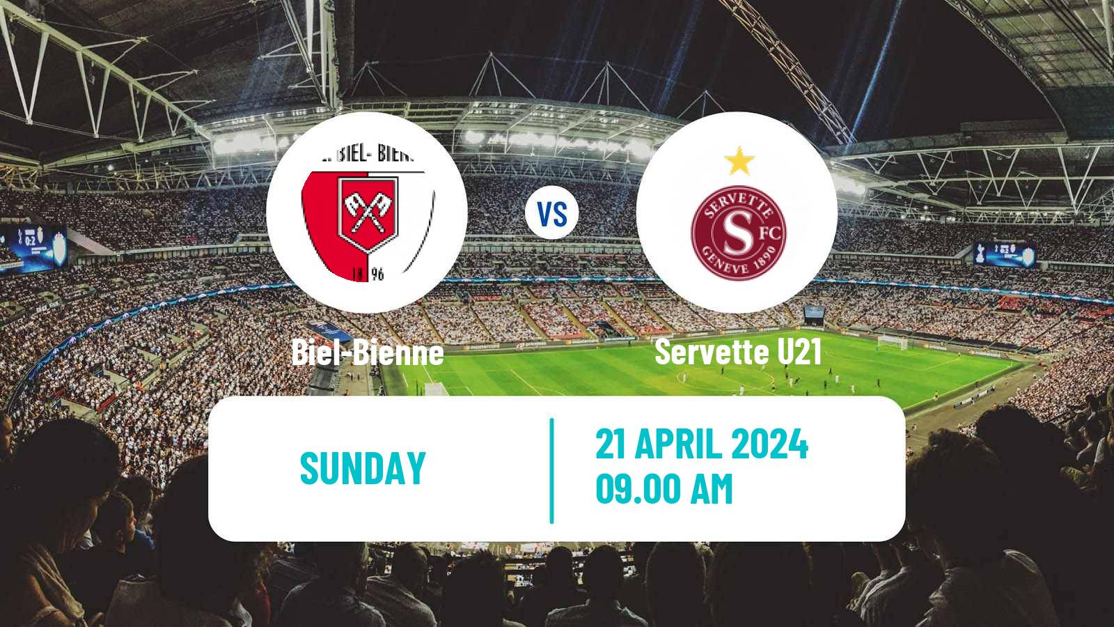 Soccer Swiss Promotion League Biel-Bienne - Servette U21