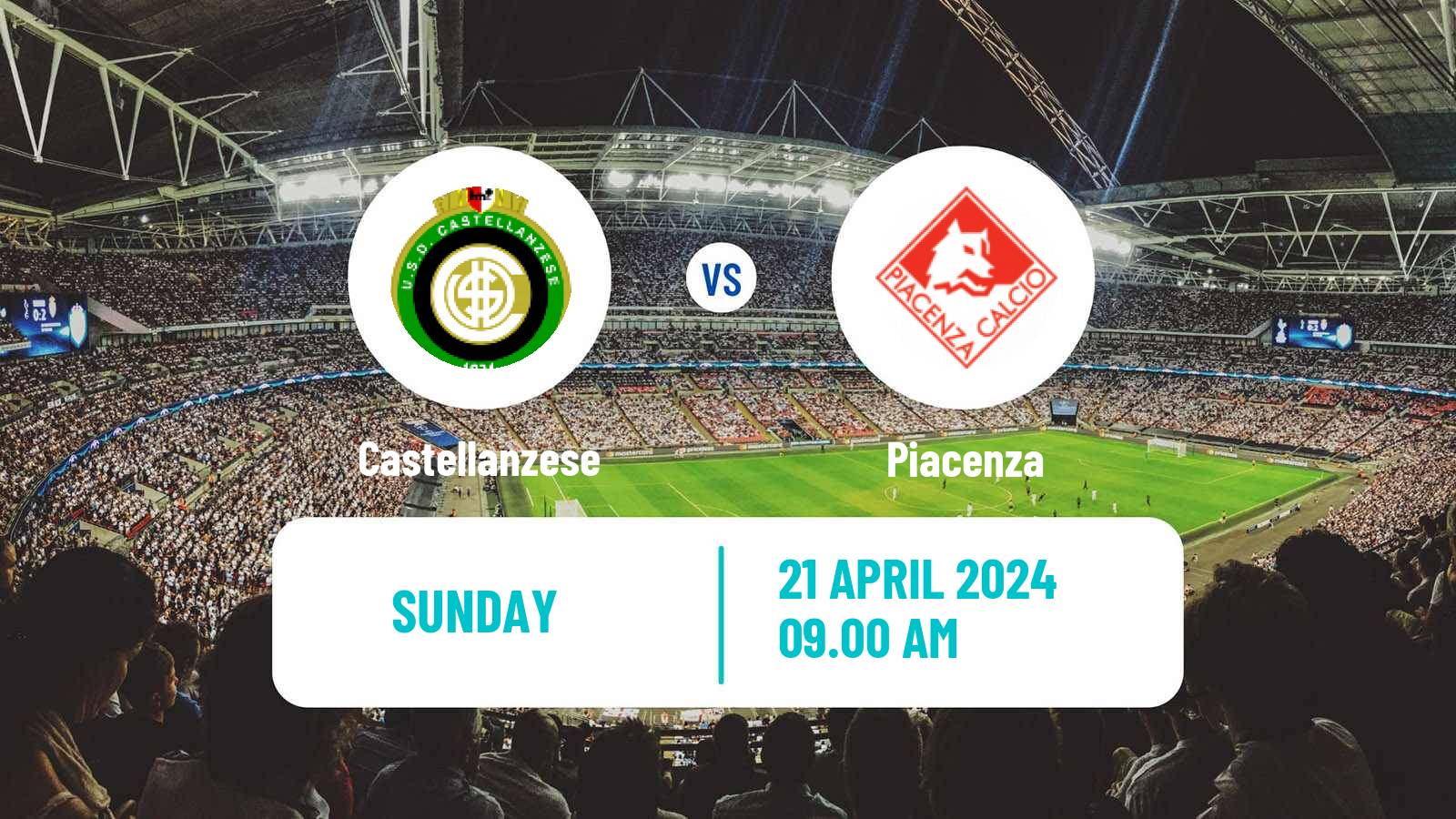 Soccer Italian Serie D - Group B Castellanzese - Piacenza