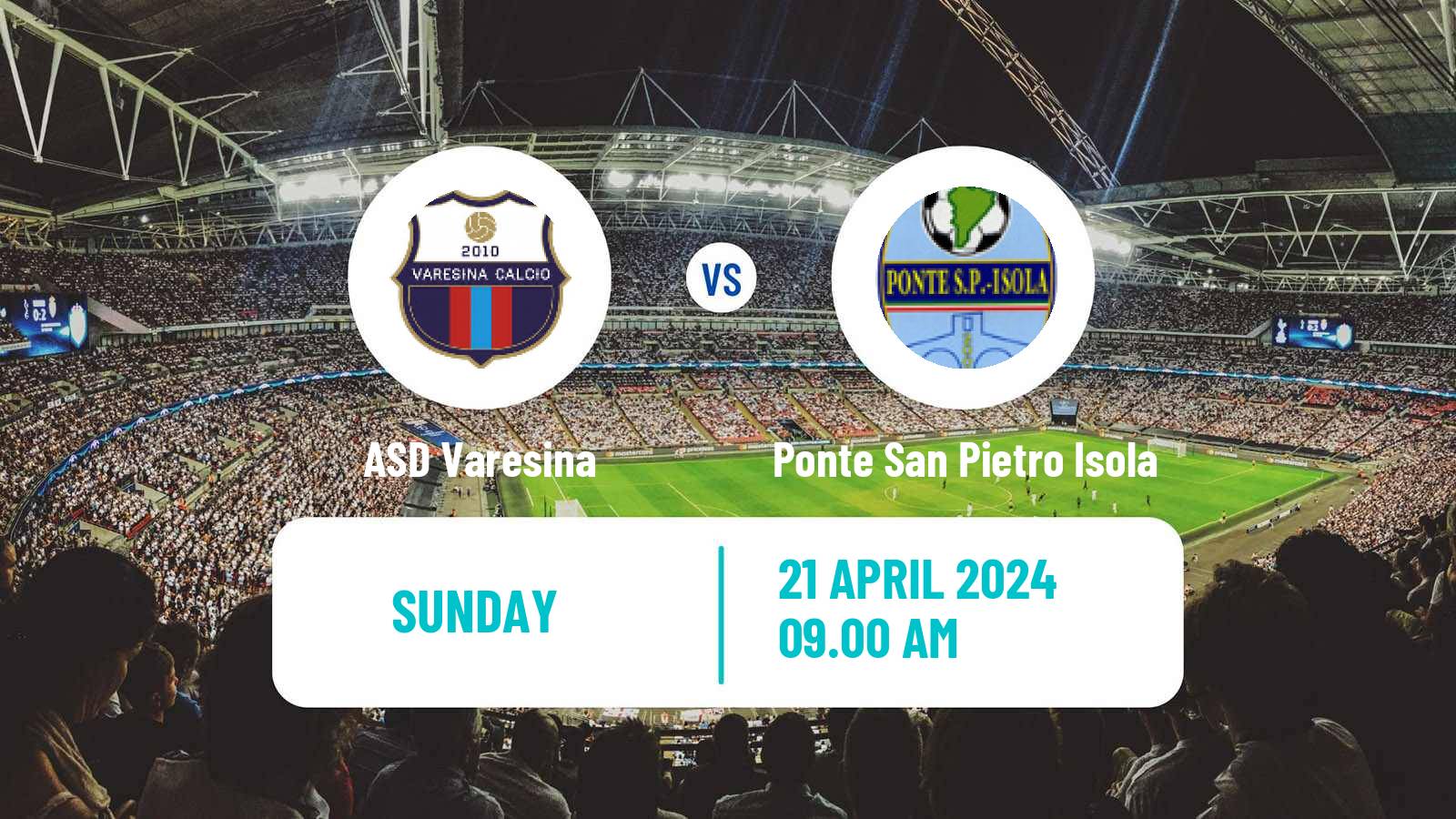 Soccer Italian Serie D - Group B Varesina - Ponte San Pietro Isola