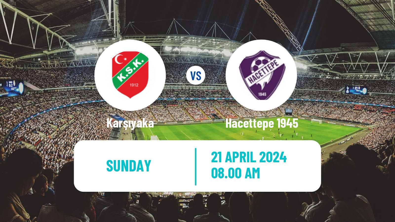 Soccer Turkish 3 Lig Group 2 Karşıyaka - Hacettepe 1945