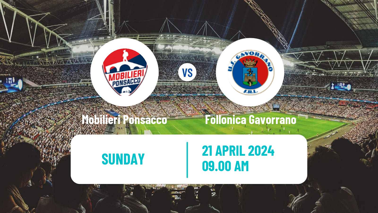 Soccer Italian Serie D - Group E Mobilieri Ponsacco - Follonica Gavorrano
