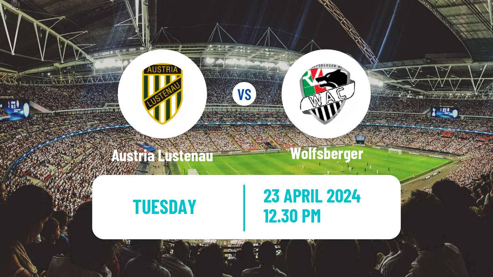 Soccer Austrian Bundesliga Austria Lustenau - Wolfsberger