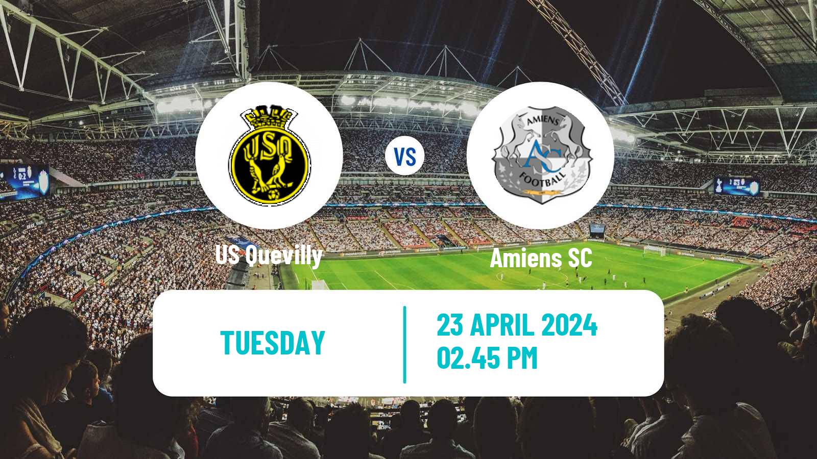 Football French Ligue 2 Quevilly - Amiens