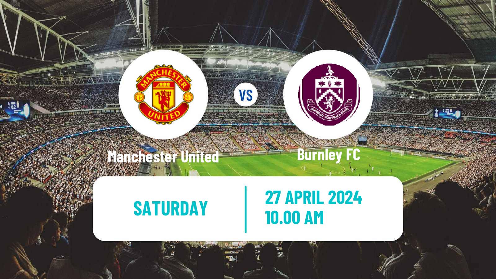 Soccer English Premier League Manchester United - Burnley