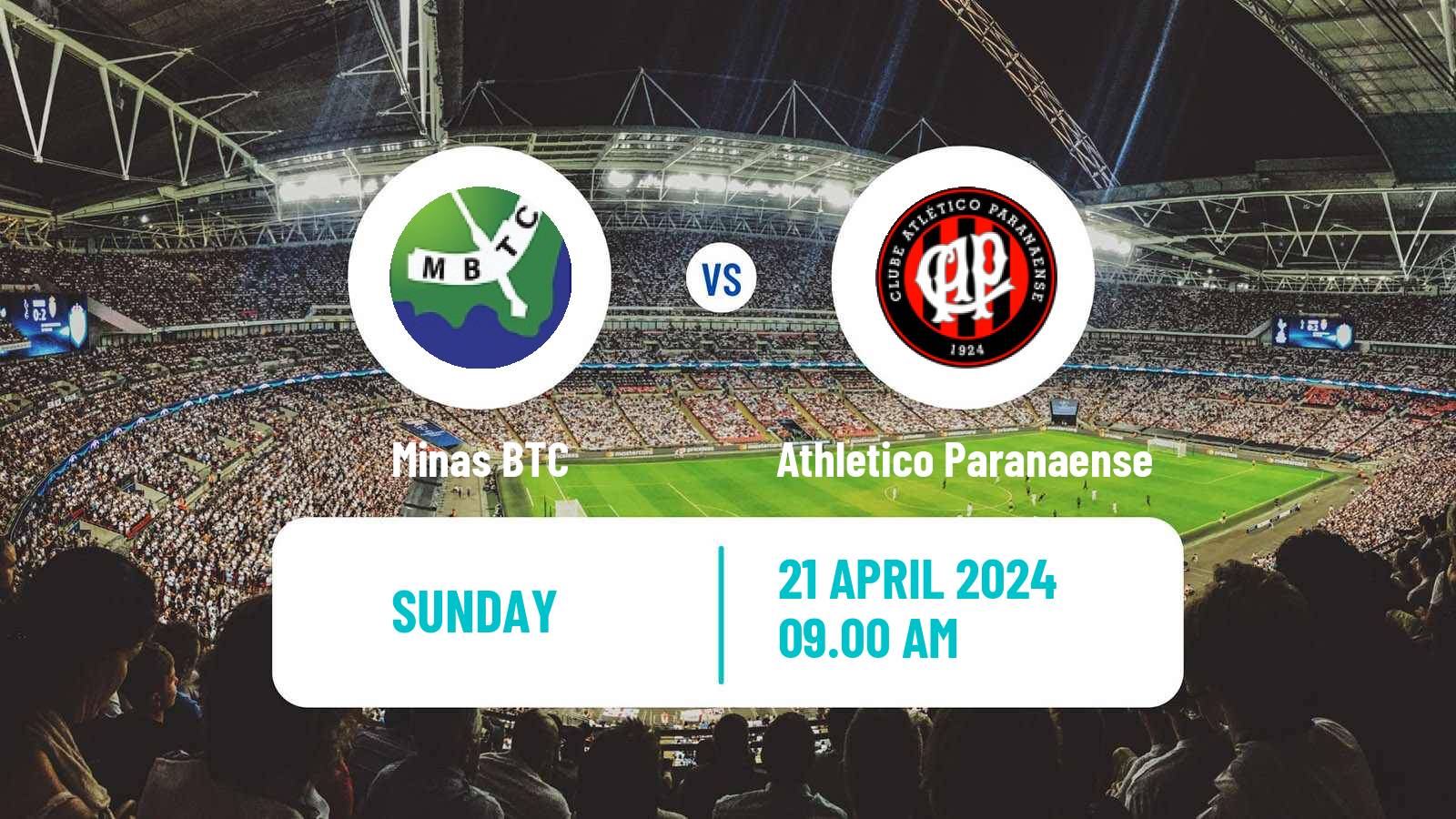 Soccer Brasileiro A2 Women Minas BTC - Athletico Paranaense
