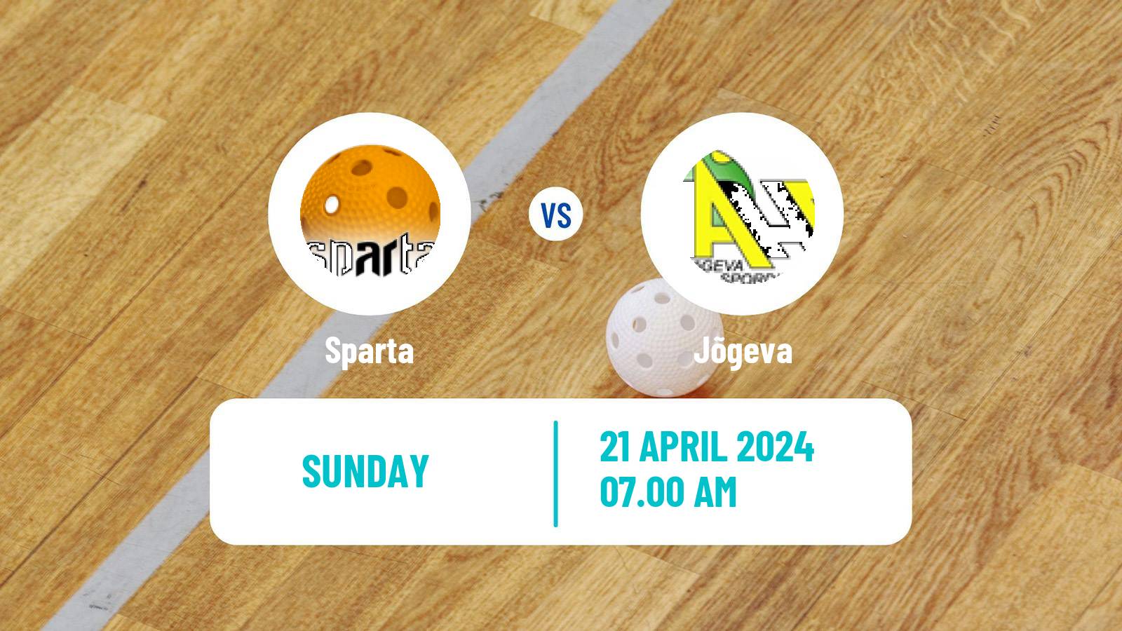 Floorball Estonian Saalihokiliiga Sparta - Jõgeva