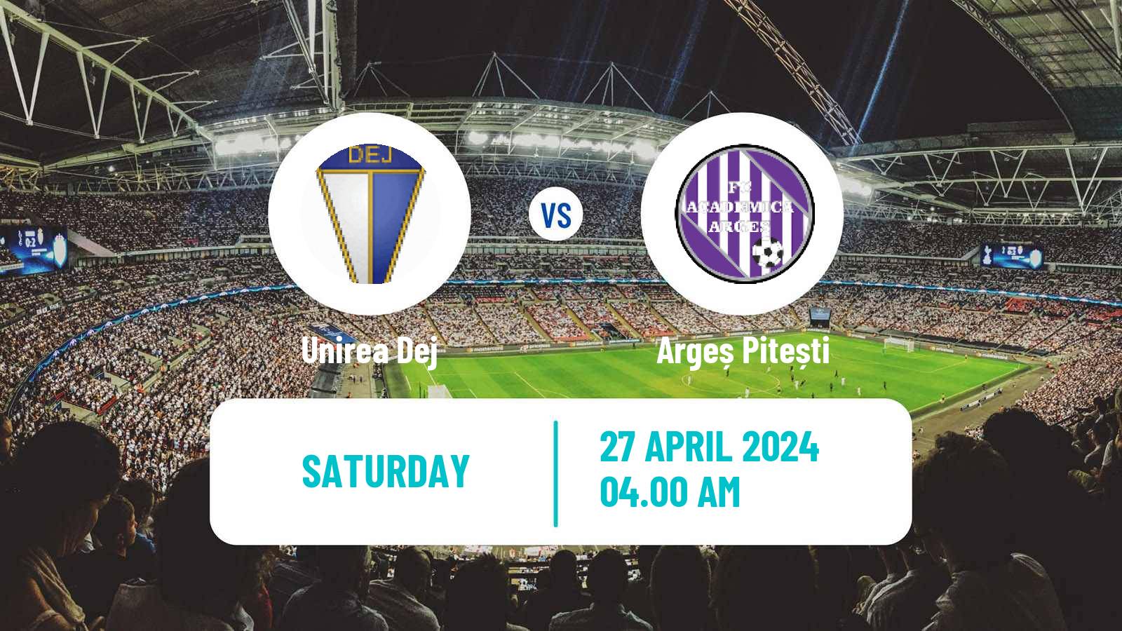 Soccer Romanian Division 2 Unirea Dej - Argeș Pitești