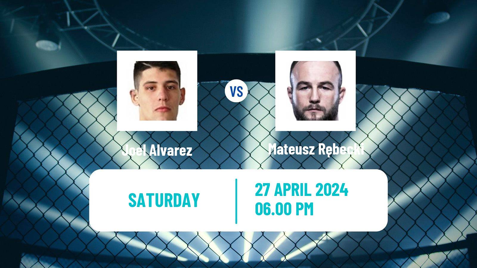 MMA Lightweight UFC Men Joel Alvarez - Mateusz Rębecki