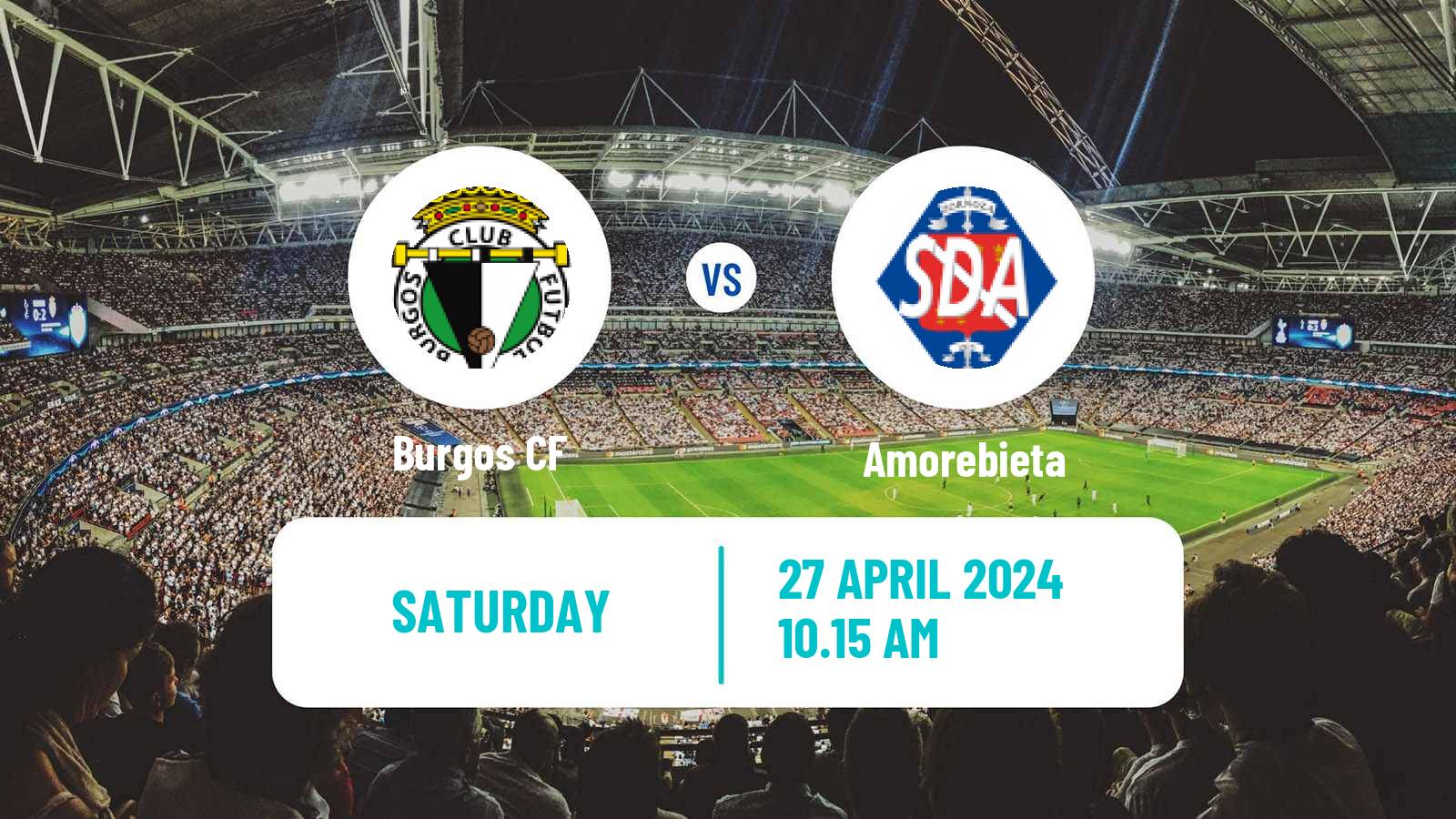Soccer Spanish LaLiga2 Burgos - Amorebieta