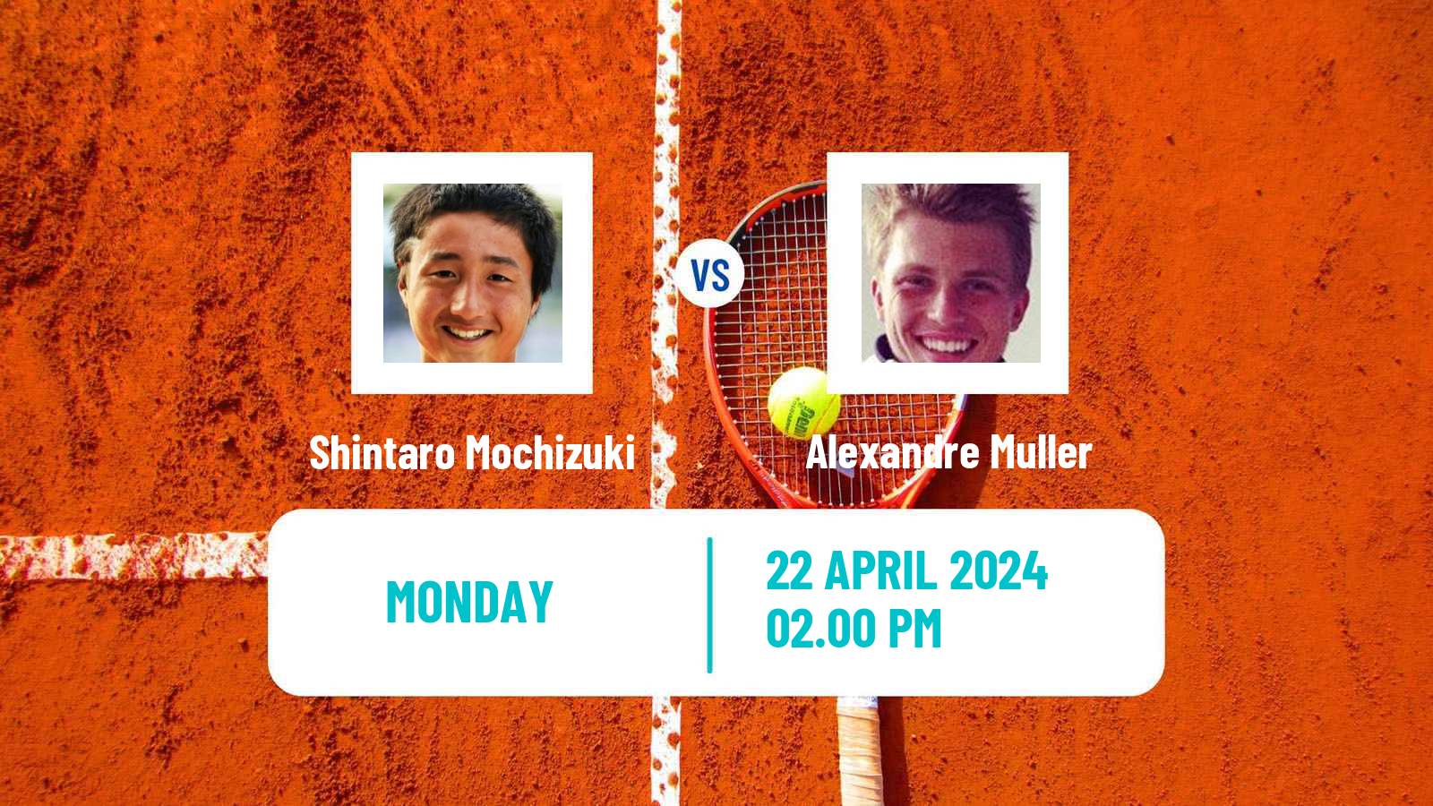Tennis ATP Madrid Shintaro Mochizuki - Alexandre Muller