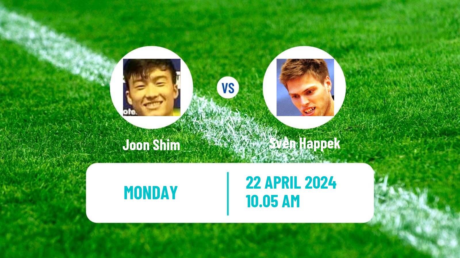Table tennis Challenger Series Men Joon Shim - Sven Happek