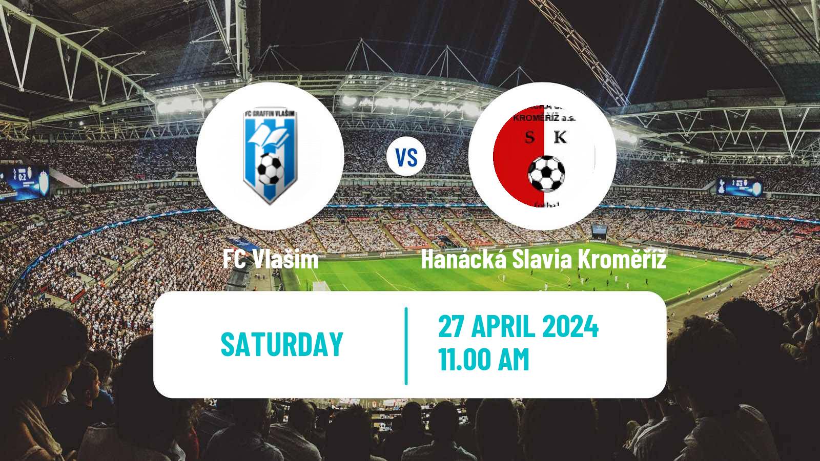 Soccer Czech Division 2 Vlašim - Hanácká Slavia Kroměříž