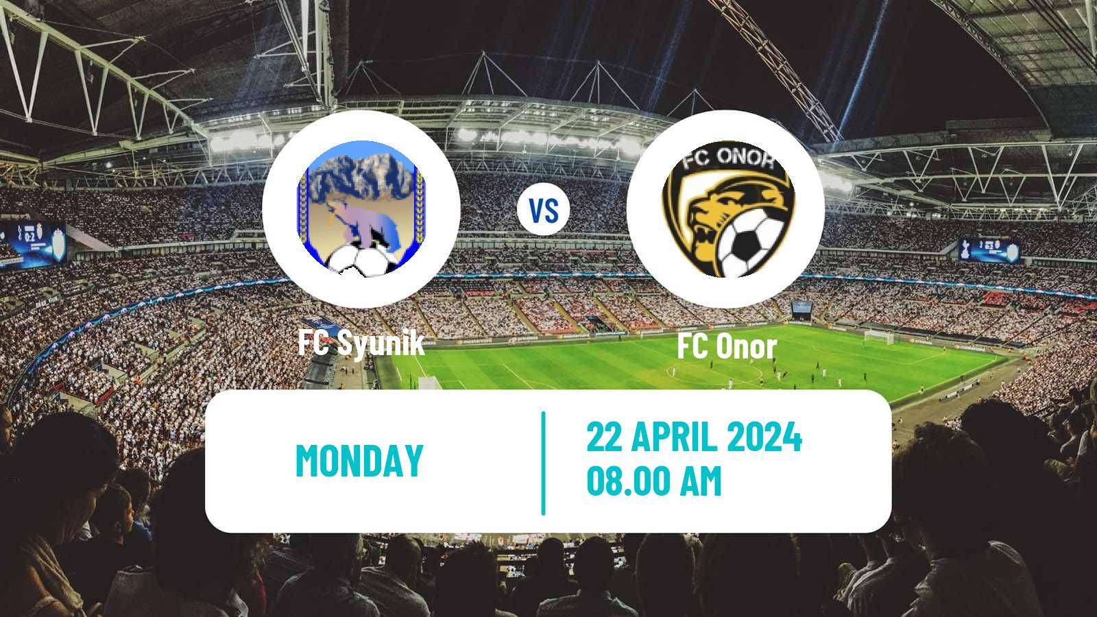 Soccer Armenian First League Syunik - Onor