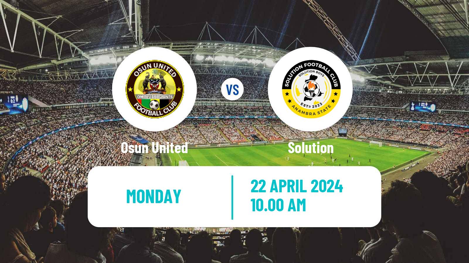 Soccer Nigerian National League Osun United - Solution