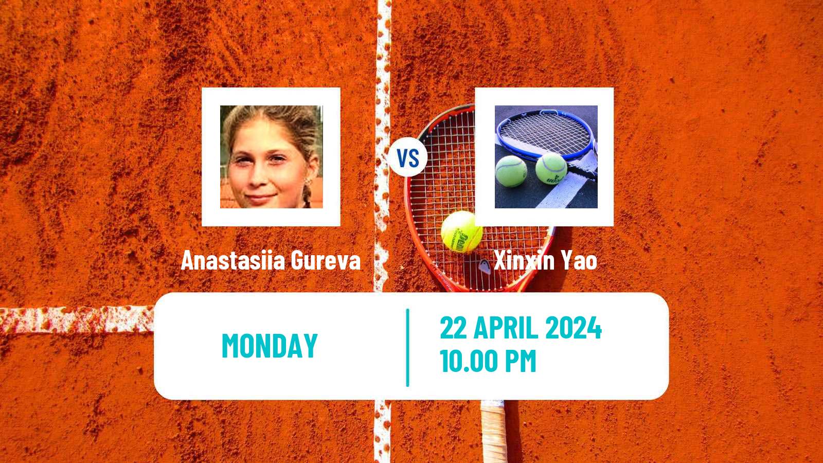 Tennis ITF W50 Wuning Women Anastasiia Gureva - Xinxin Yao
