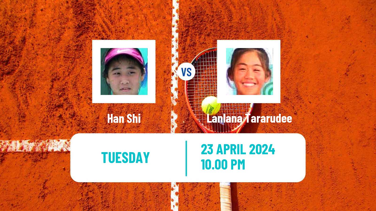 Tennis ITF W50 Wuning Women Han Shi - Lanlana Tararudee