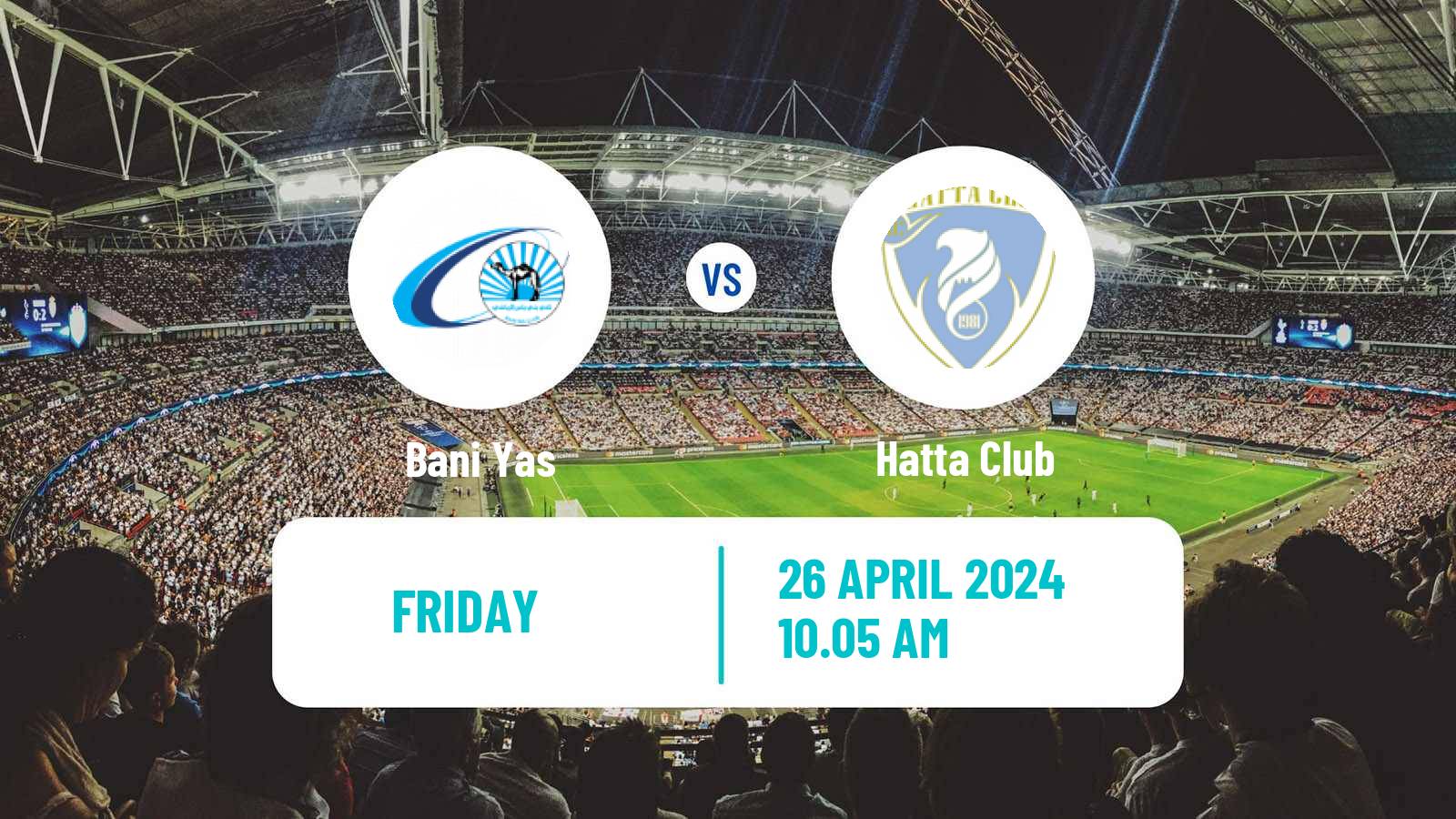 Soccer UAE Football League Bani Yas - Hatta