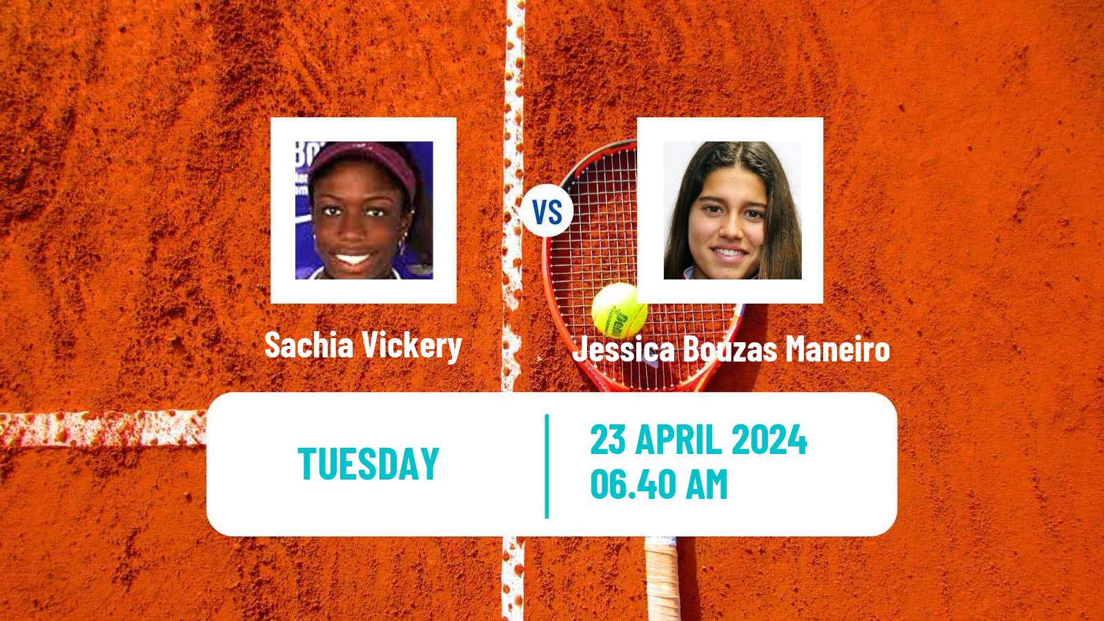 Tennis WTA Madrid Sachia Vickery - Jessica Bouzas Maneiro