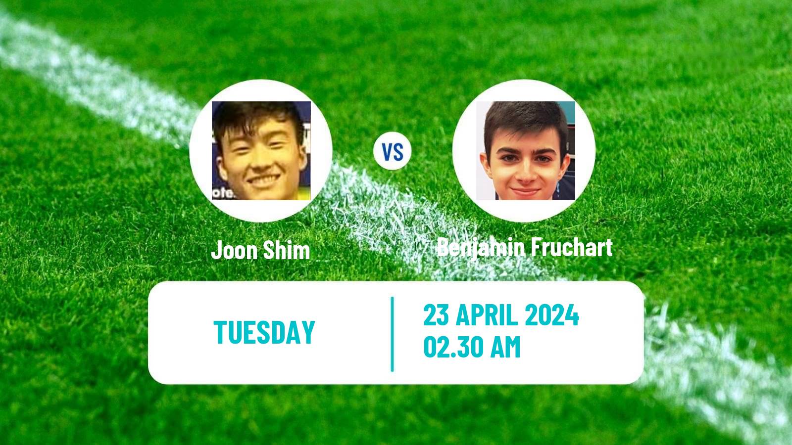 Table tennis Challenger Series Men Joon Shim - Benjamin Fruchart