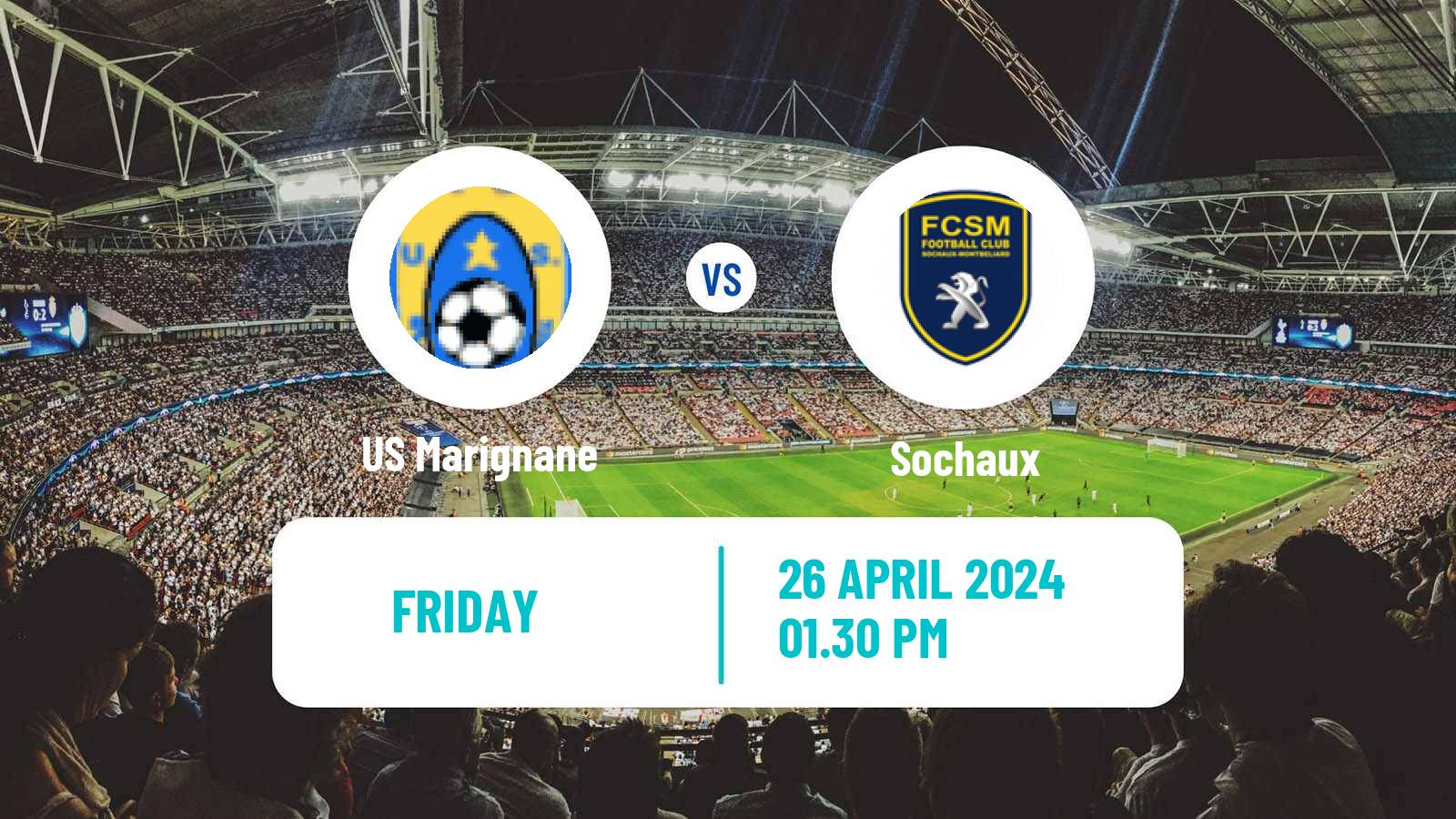 Soccer French National League Marignane Gignac Côte Bleue - Sochaux