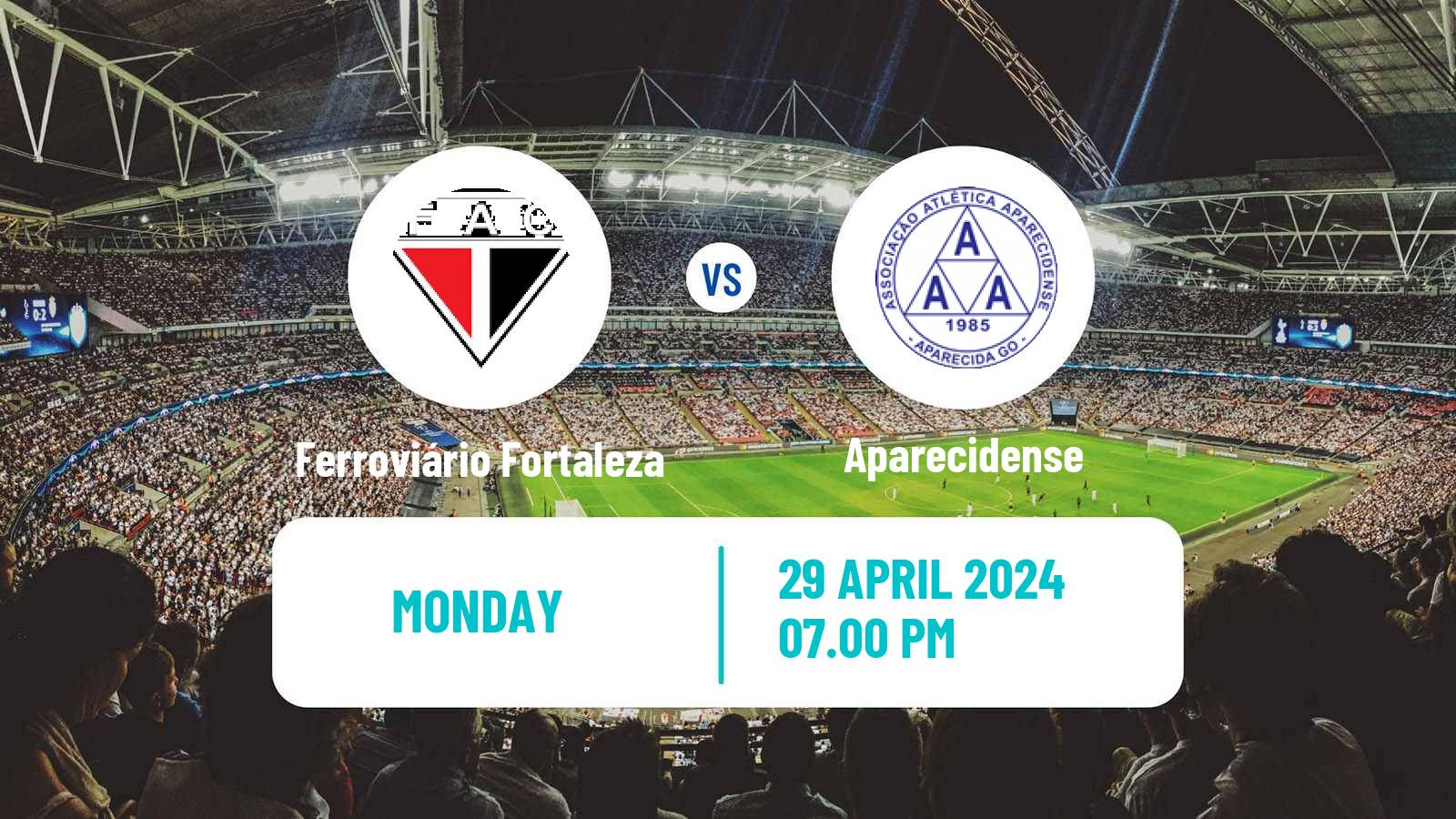 Soccer Brazilian Serie C Ferroviário Fortaleza - Aparecidense