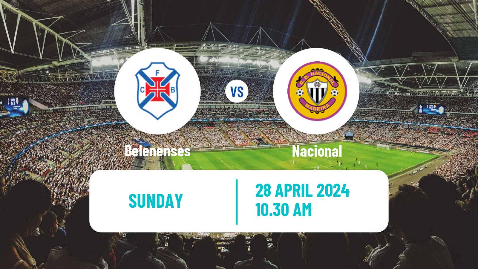 Soccer Portuguese Liga 2 Belenenses - Nacional