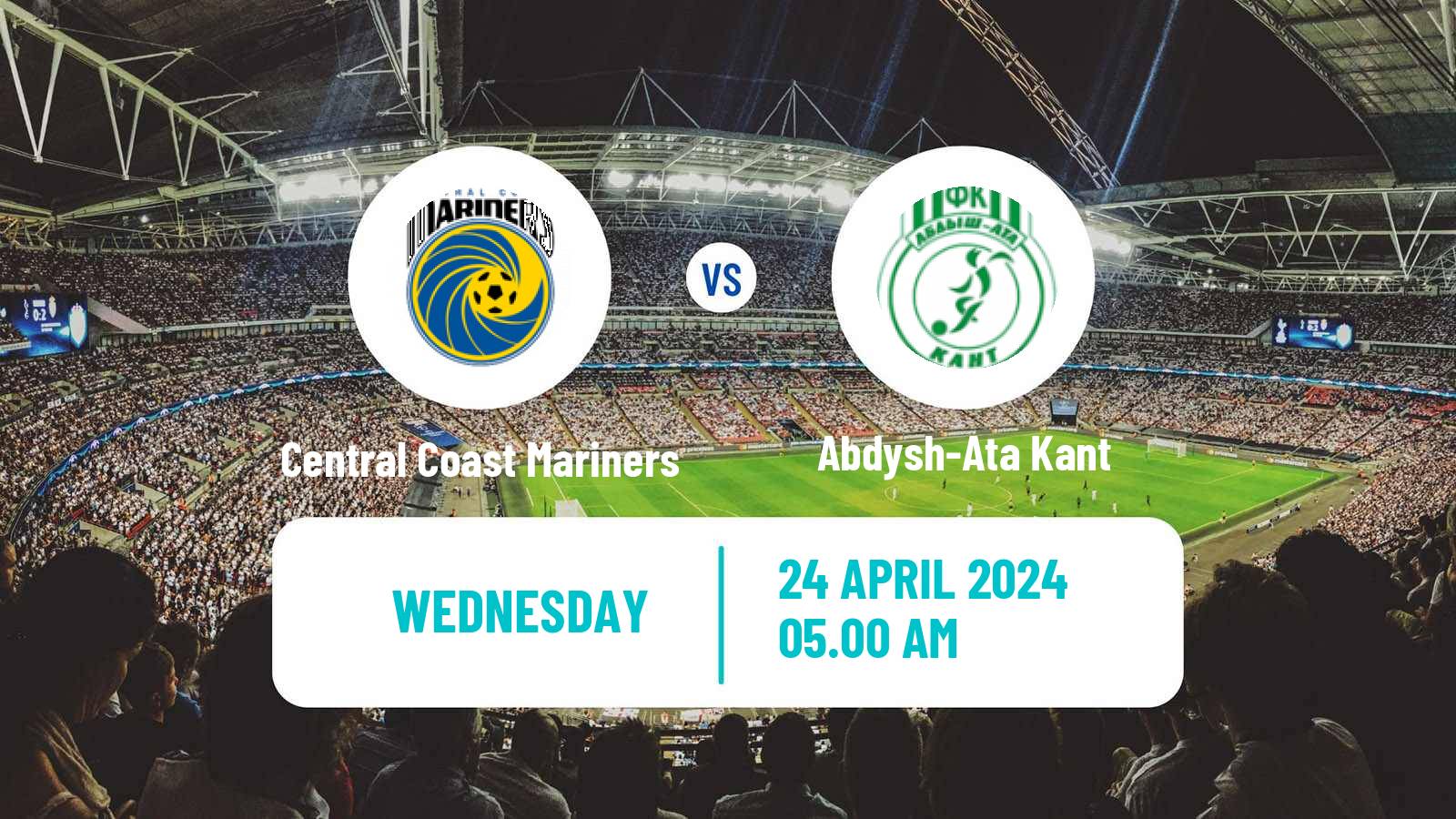 Soccer AFC Cup Central Coast Mariners - Abdysh-Ata Kant