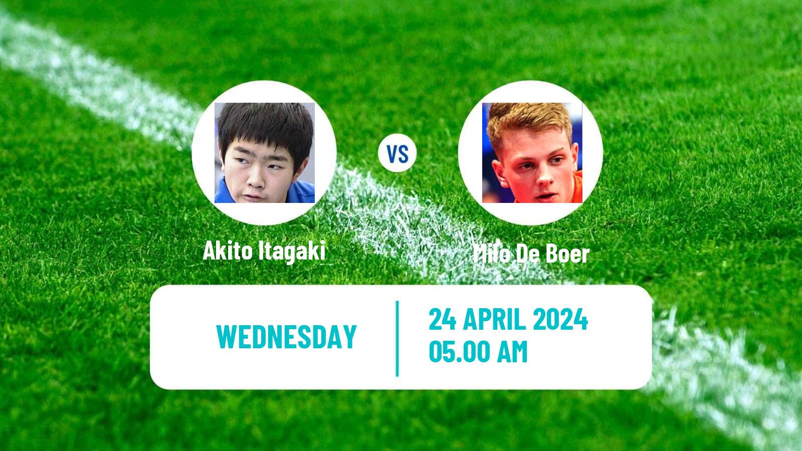 Table tennis Tt Star Series Men Akito Itagaki - Milo De Boer