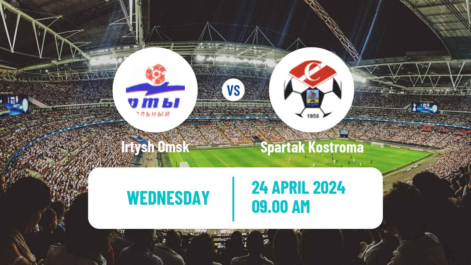 Soccer Russian FNL 2 Division A Silver Irtysh Omsk - Spartak Kostroma