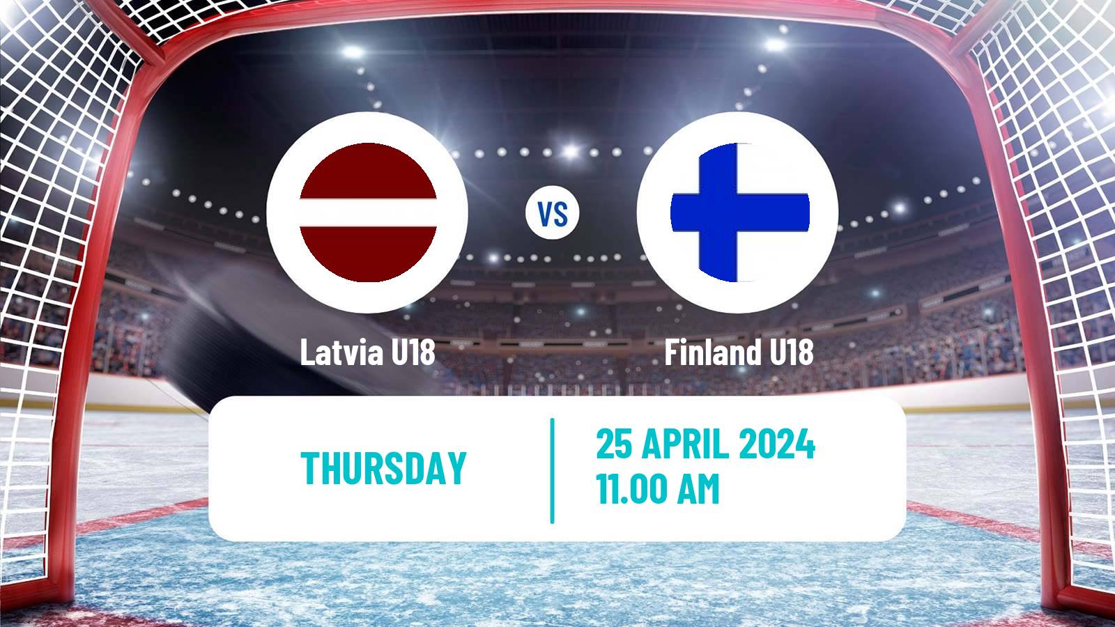 Hockey IIHF World U18 Championship Latvia U18 - Finland U18