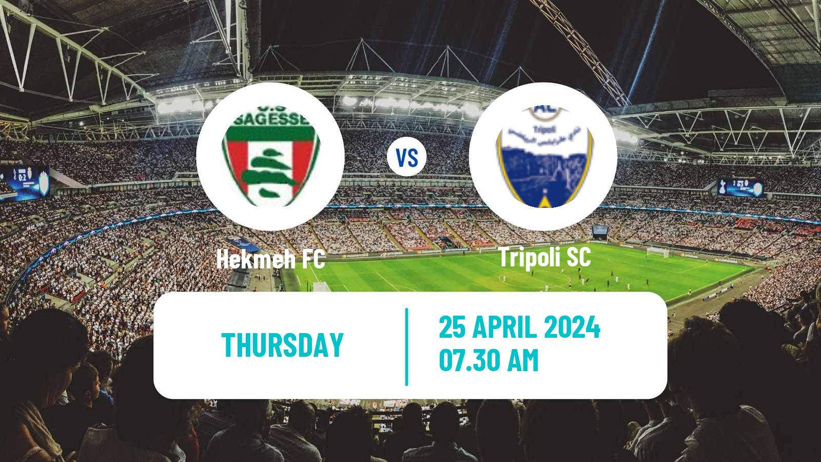 Soccer Lebanese Premier League Hekmeh - Tripoli