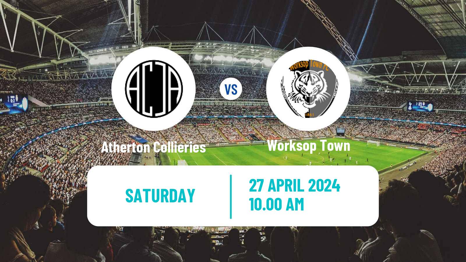 Soccer English NPL Premier Division Atherton Collieries - Worksop Town