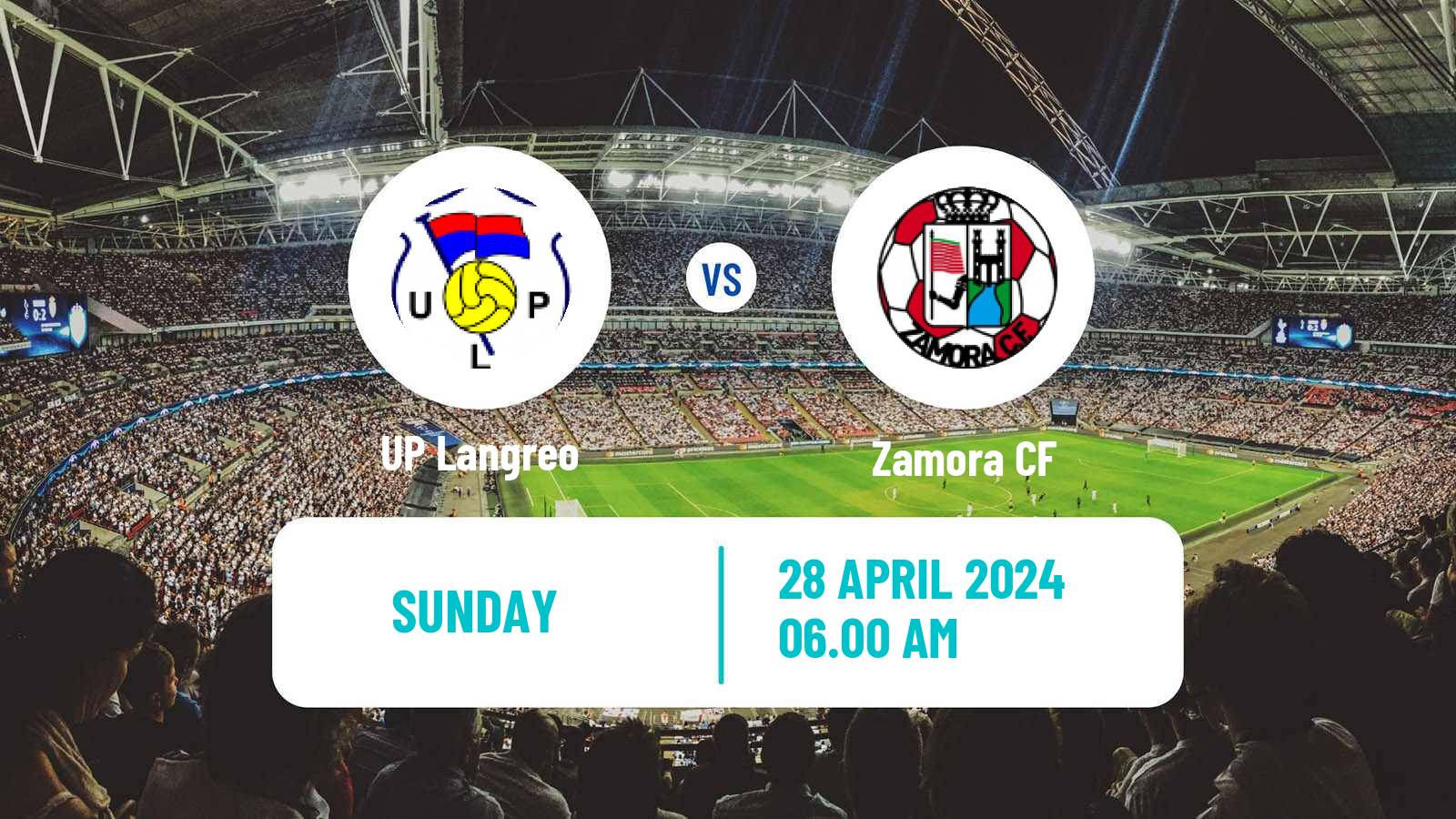 Soccer Spanish Segunda RFEF - Group 1 Langreo - Zamora