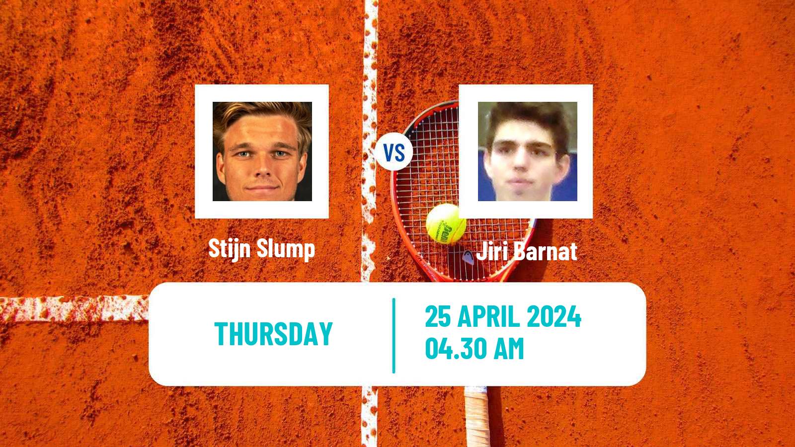 Tennis ITF M15 Antalya 12 Men Stijn Slump - Jiri Barnat