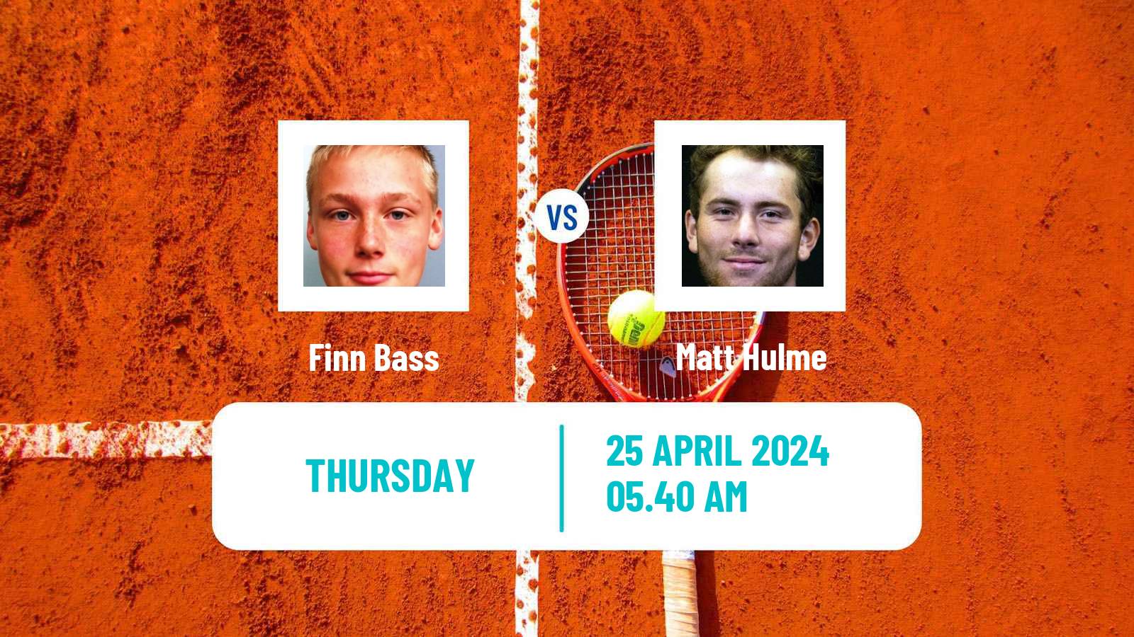 Tennis ITF M25 Nottingham Men Finn Bass - Matt Hulme