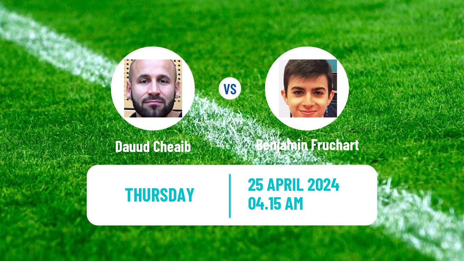 Table tennis Challenger Series Men Dauud Cheaib - Benjamin Fruchart