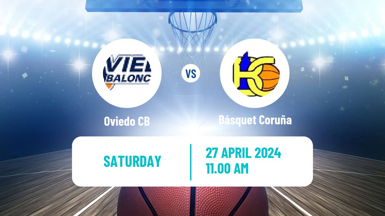 Basketball Spanish LEB Oro Oviedo - Básquet Coruña