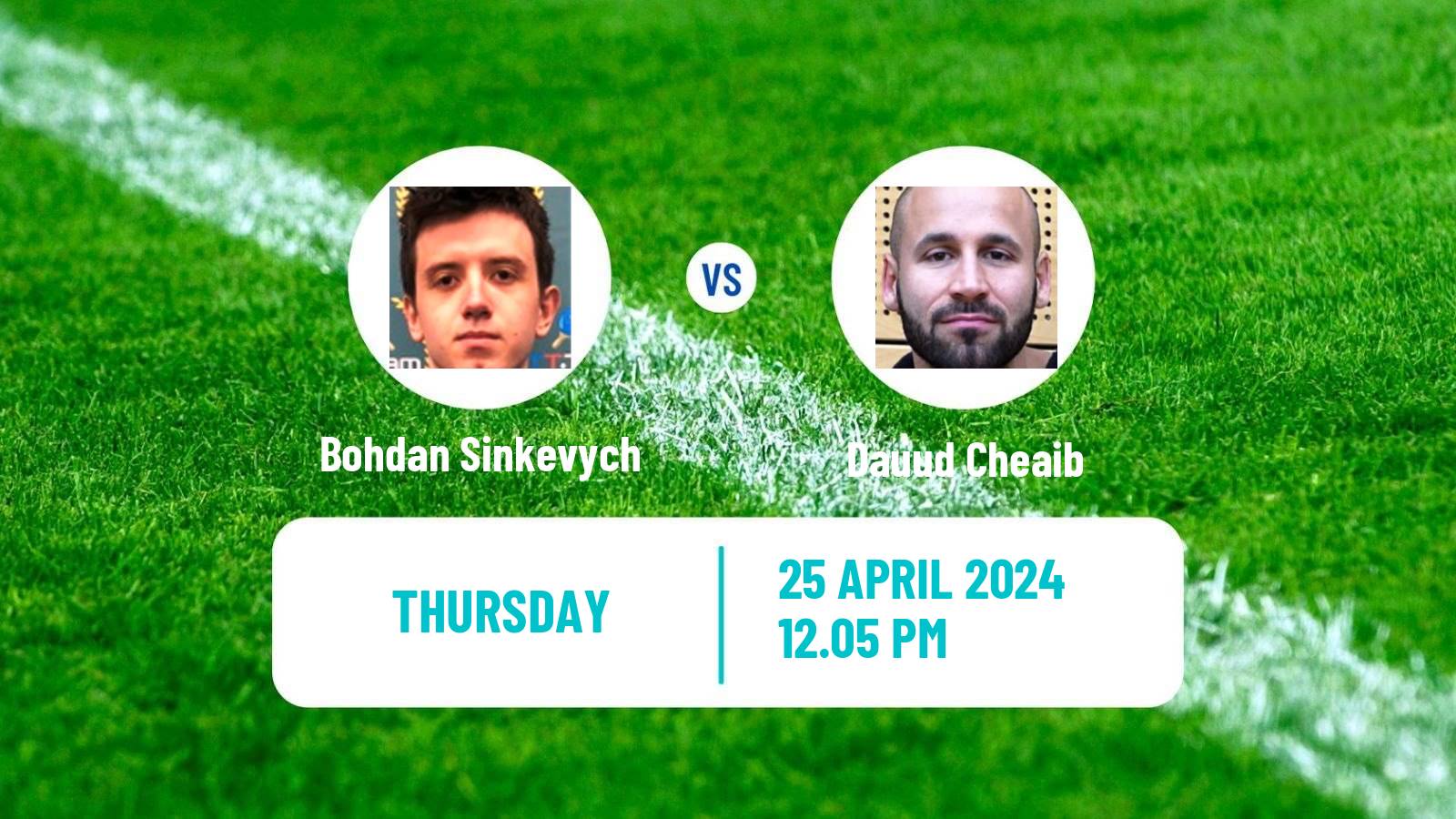 Table tennis Challenger Series Men Bohdan Sinkevych - Dauud Cheaib