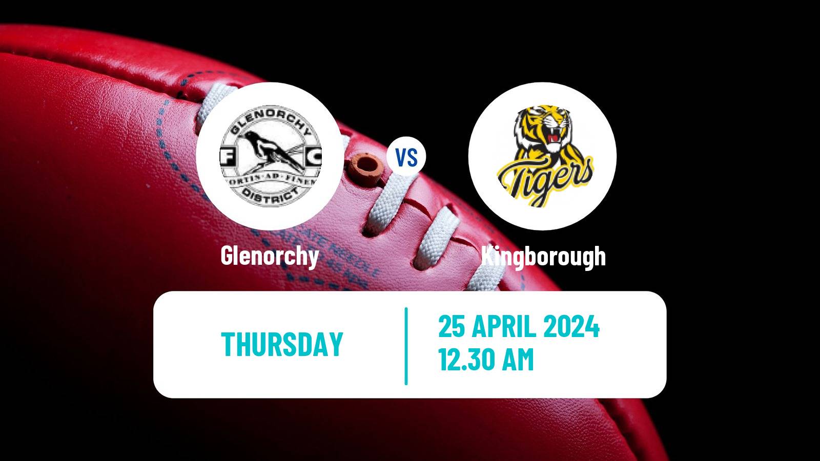 Aussie rules TSL Glenorchy - Kingborough