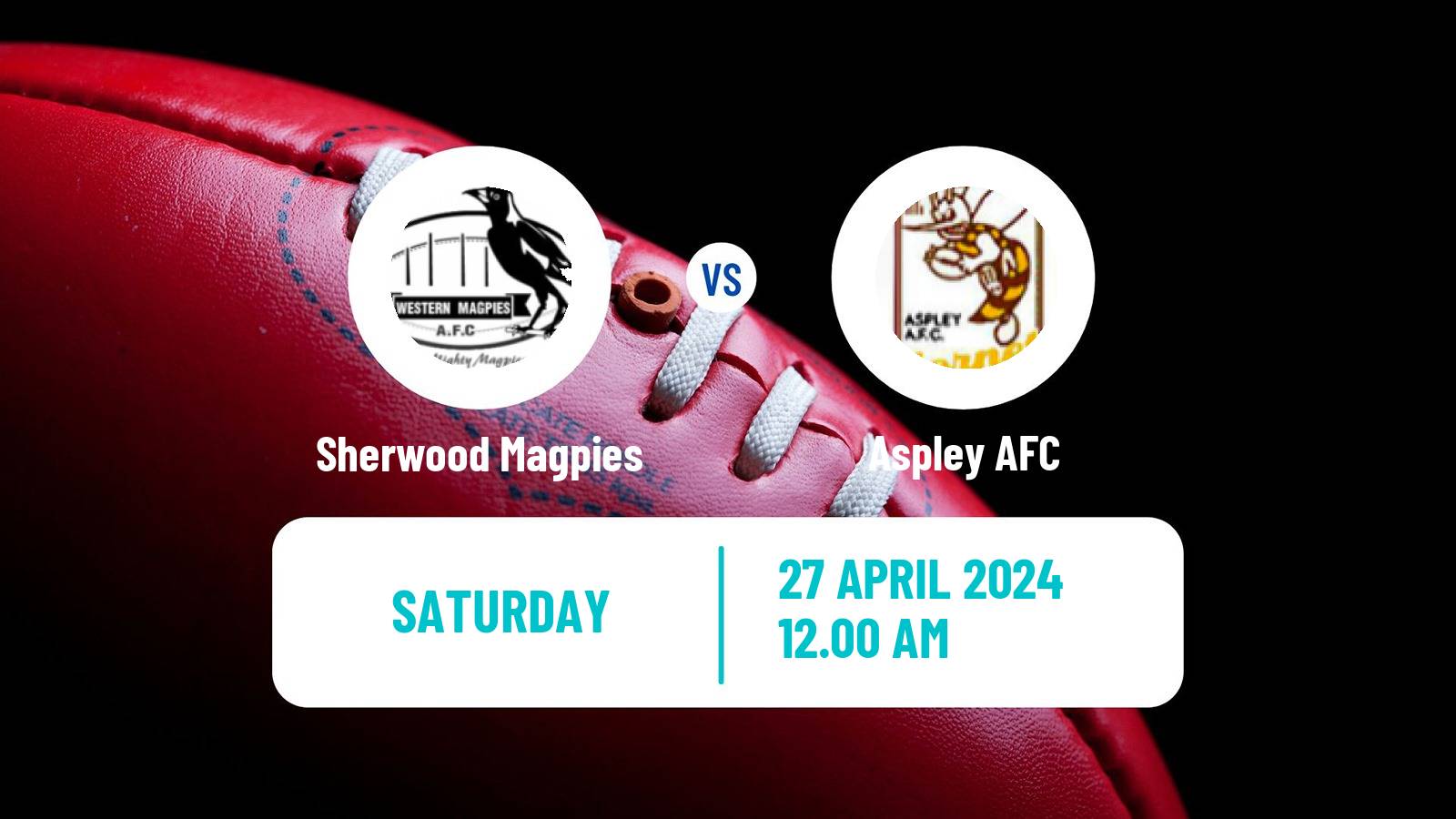 Aussie rules QAFL Sherwood Magpies - Aspley