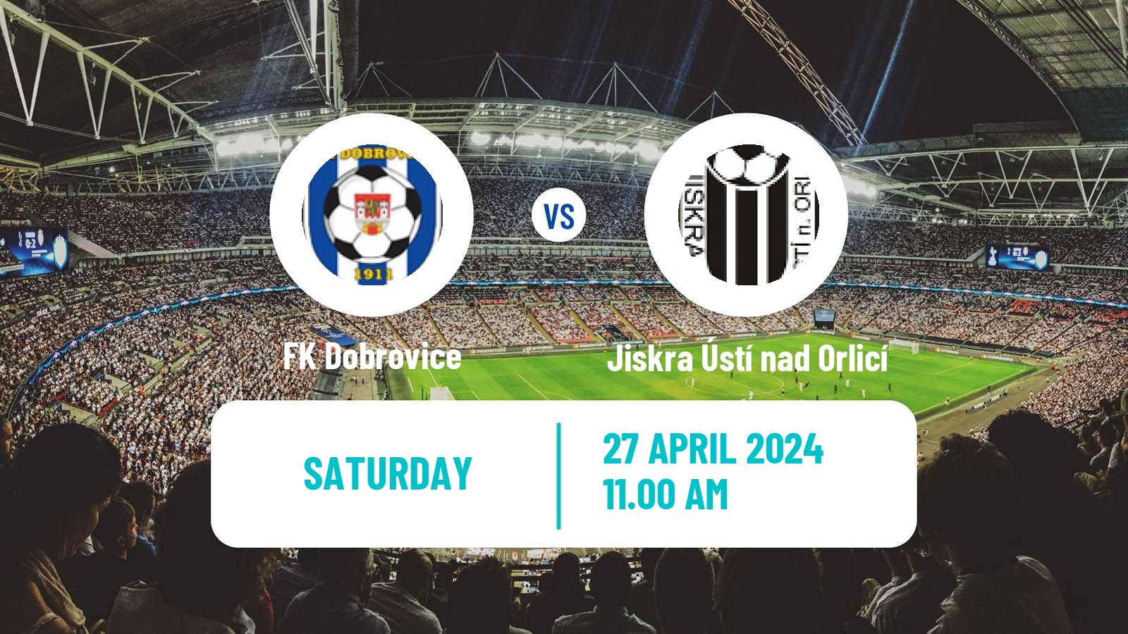 Soccer Czech Division C Dobrovice - Jiskra Ústí nad Orlicí