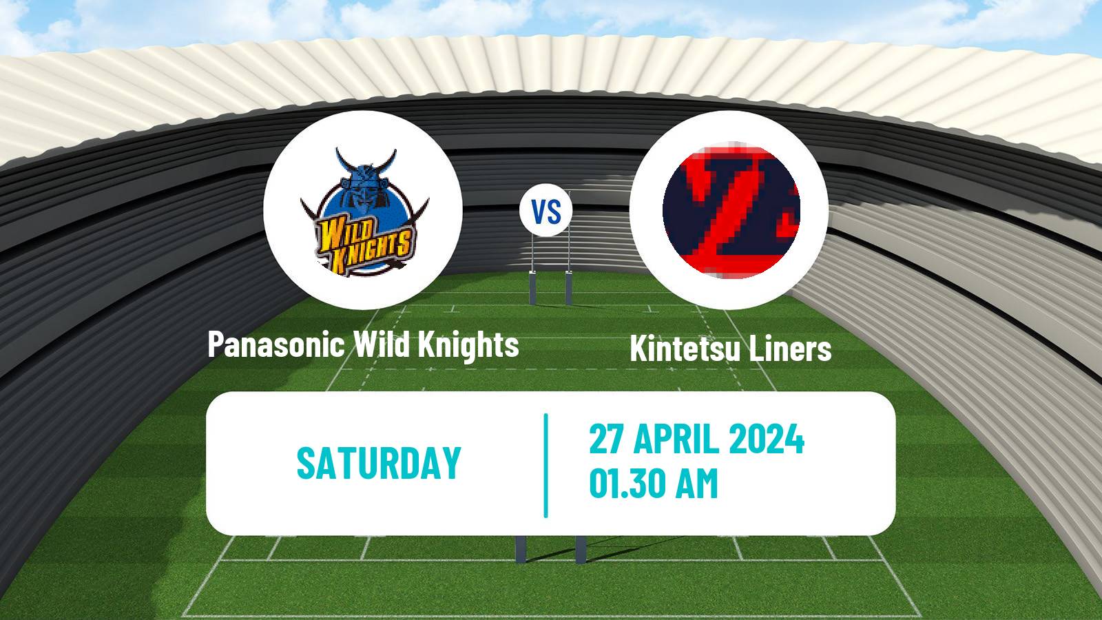 Rugby union Japan League One Rugby Union Panasonic Wild Knights - Kintetsu Liners