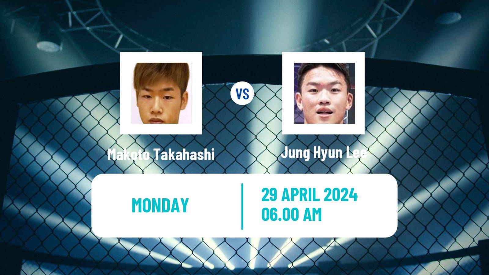 MMA Flyweight Rizin Men Makoto Takahashi - Jung Hyun Lee