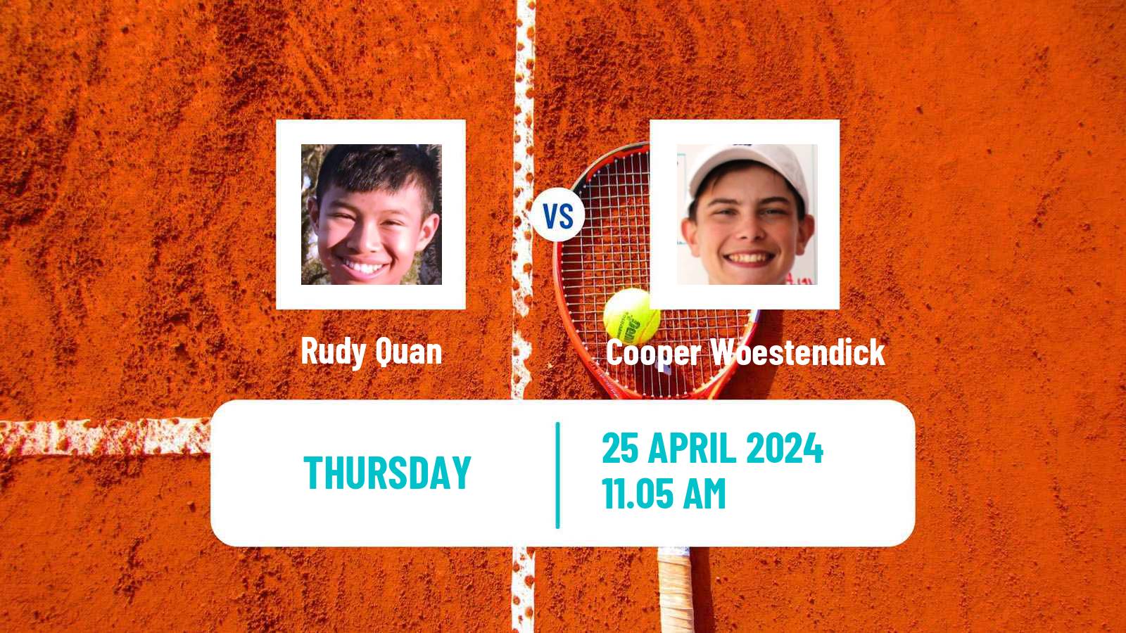 Tennis ITF M15 Vero Beach Fl Men Rudy Quan - Cooper Woestendick