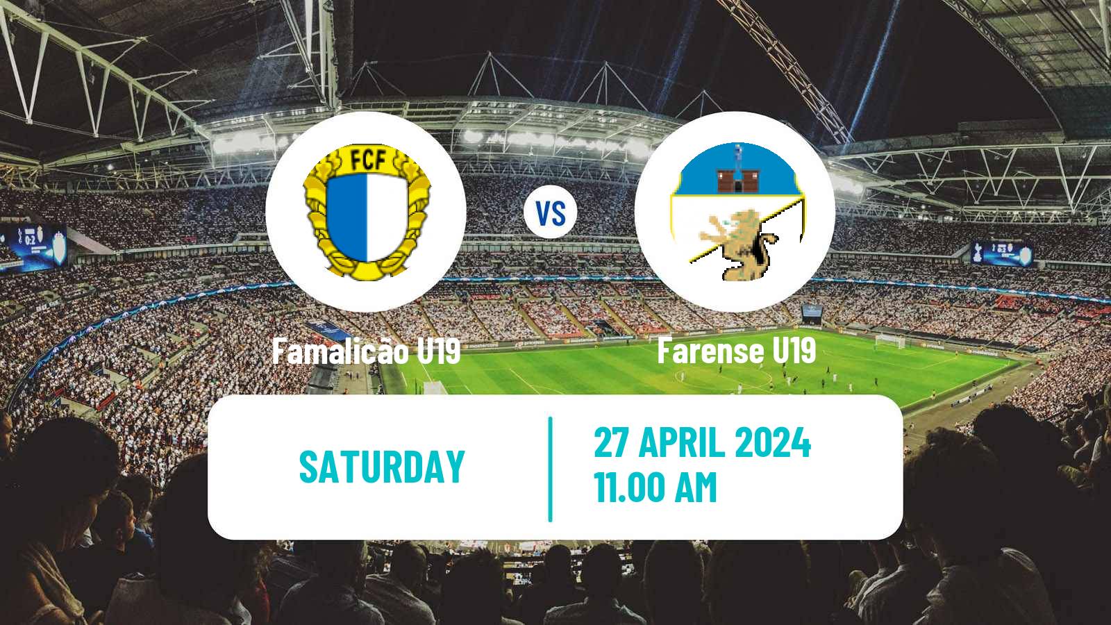 Soccer Portuguese Campeonato Nacional U19 Famalicão U19 - Farense U19