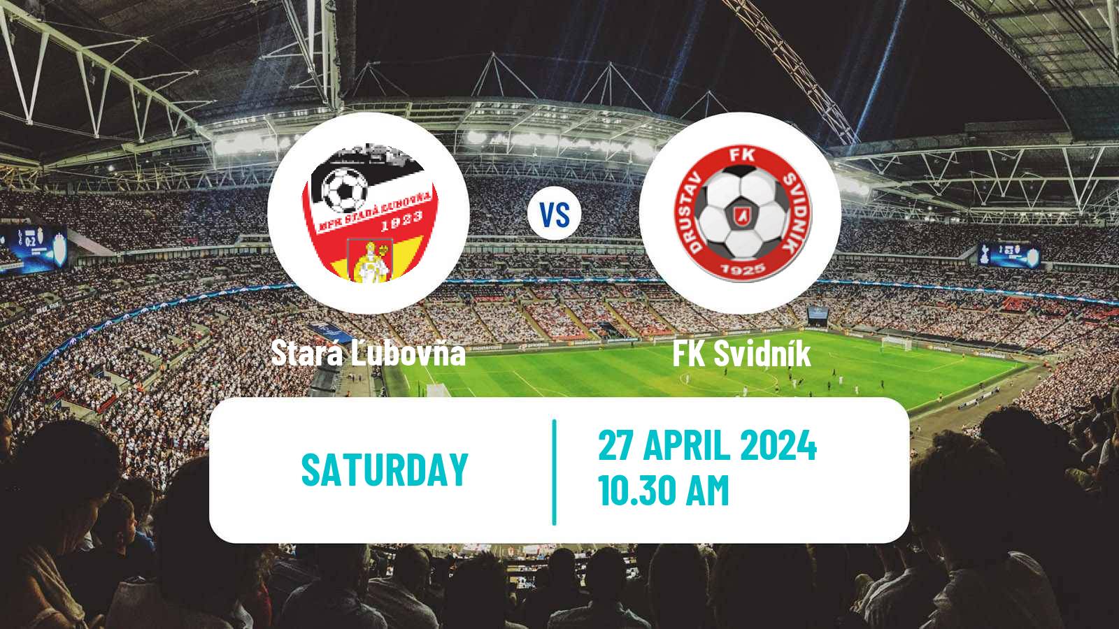 Soccer Slovak 3 Liga East Stará Ľubovňa - Svidník