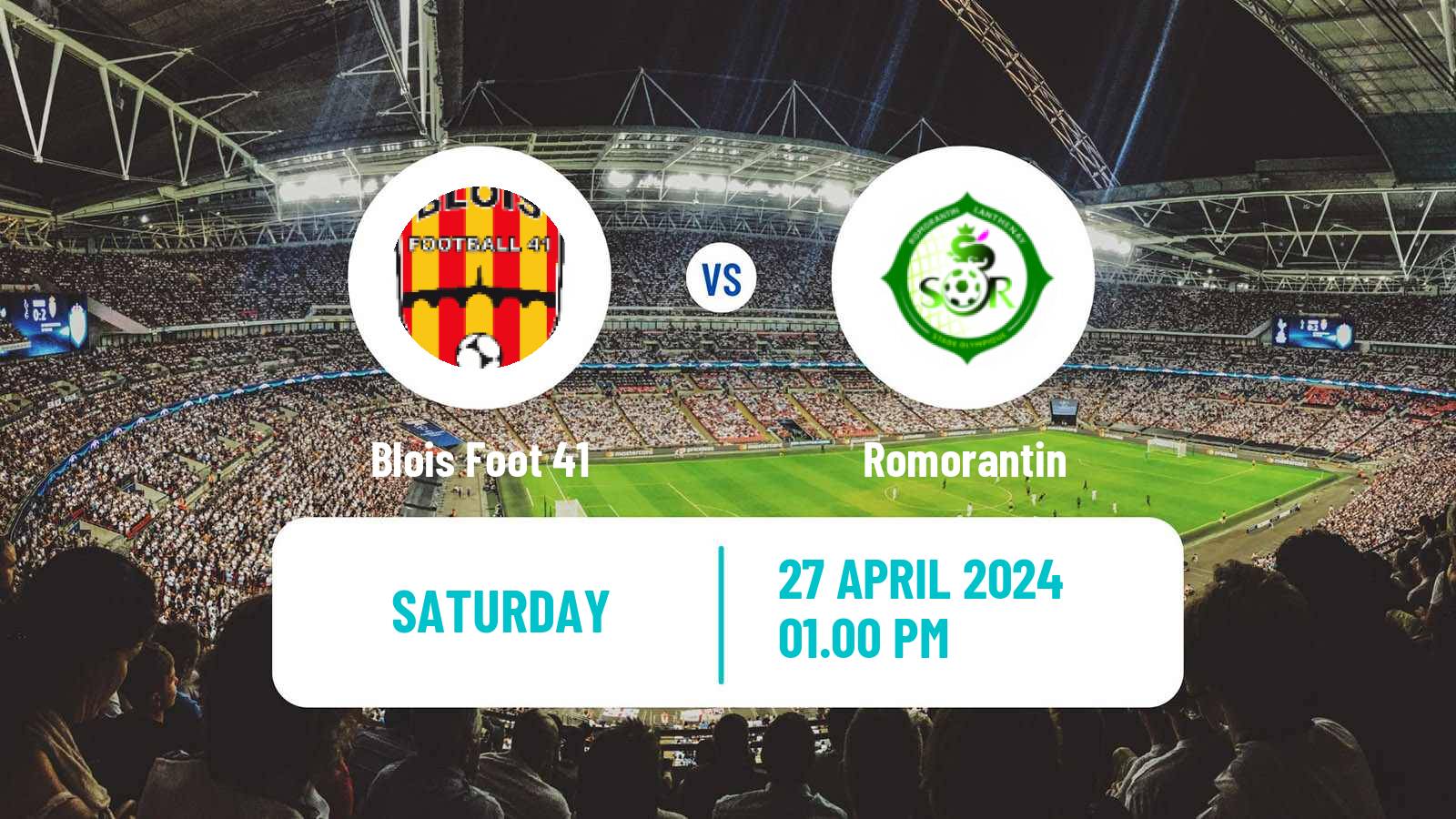 Soccer French National 2 - Group B Blois Foot 41 - Romorantin